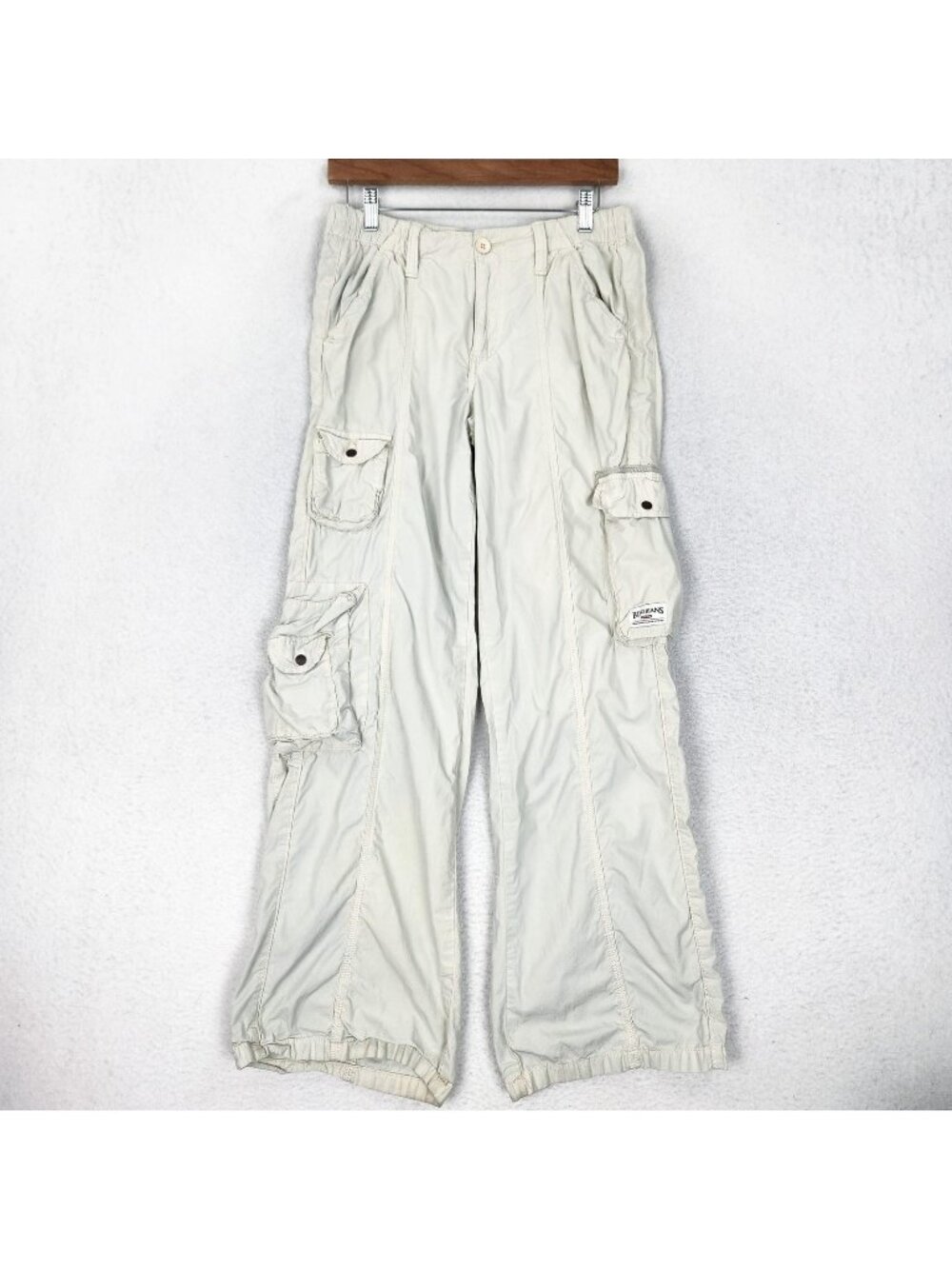 Urban Outfitters Pants Womens Small Off White BDG Cargo Baggy Wide Leg Cargo